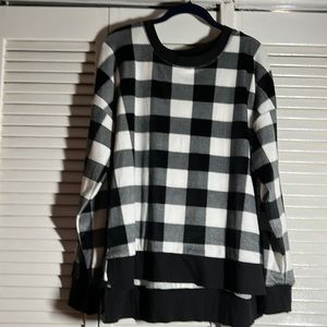 NWOT Buffalo Plaid Top